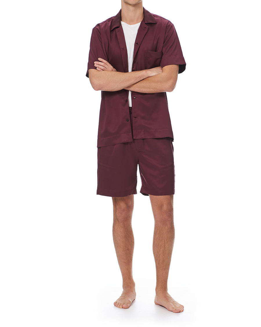 Homme | | CDLP | Home Suit Short Sleeve Burgundy