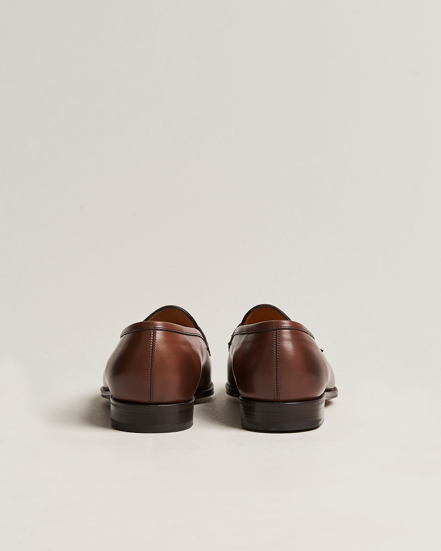 Heren | Instappers | Edward Green | Piccadilly Penny Loafer Dark Oak Antique