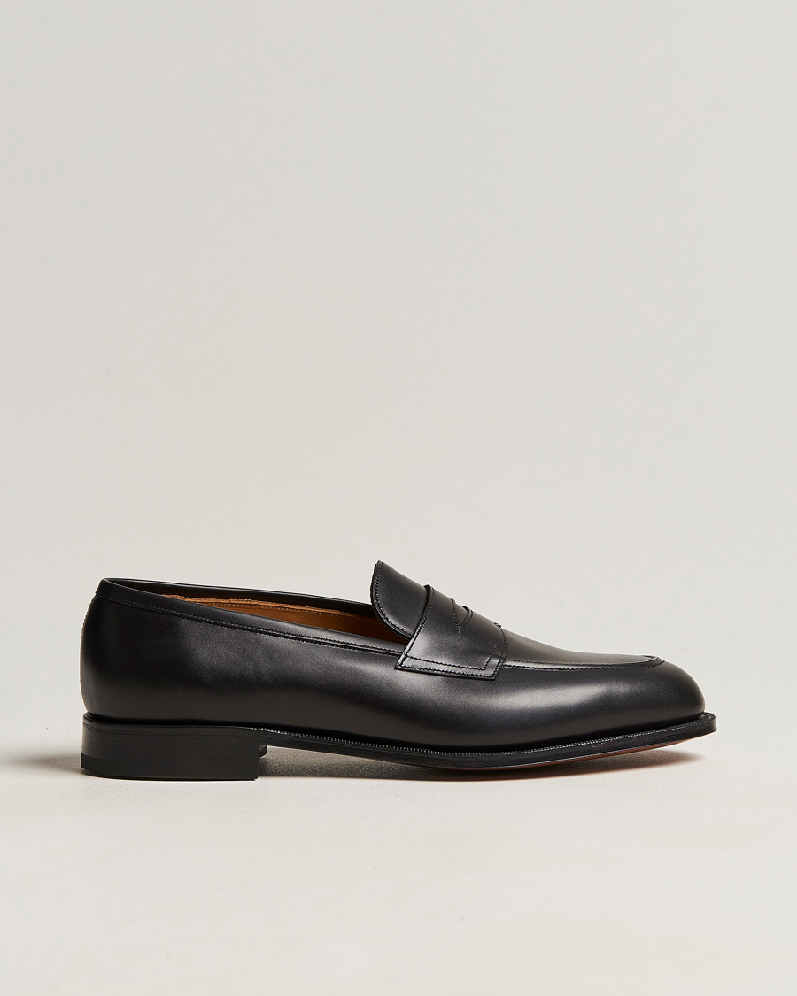 Homme | Edward Green Piccadilly Penny Loafer Black Calf | Edward Green | Piccadilly Penny Loafer Black Calf