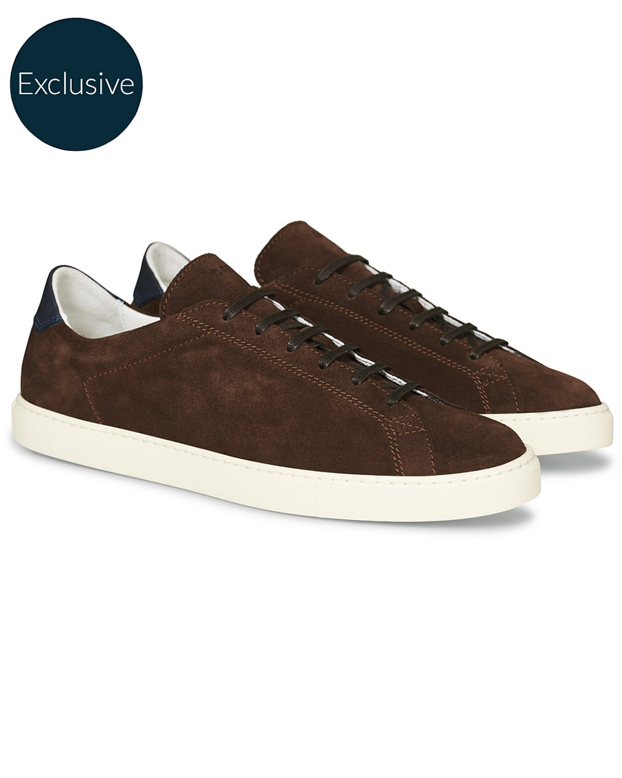 Homme | C.QP Racquet Sneaker Chocolate Suede | CQP | C.QP Racquet Sneaker Chocolate Suede