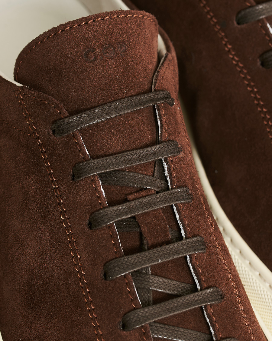 Homme | C.QP Racquet Sneaker Chocolate Suede | CQP | C.QP Racquet Sneaker Chocolate Suede