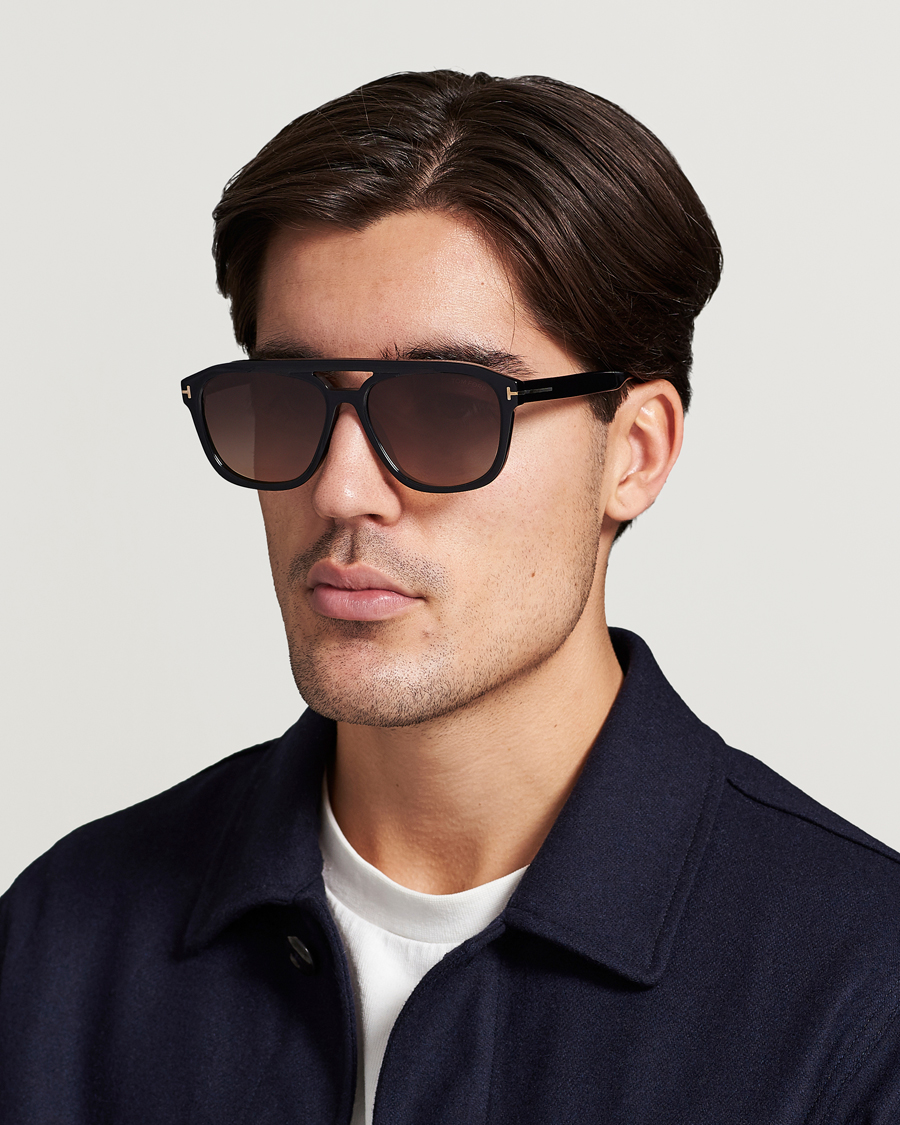 Homme | Tom Ford Gerrard FT0776 Sunglasses Black/Gradient | Tom Ford | Gerrard FT0776 Sunglasses Black/Gradient