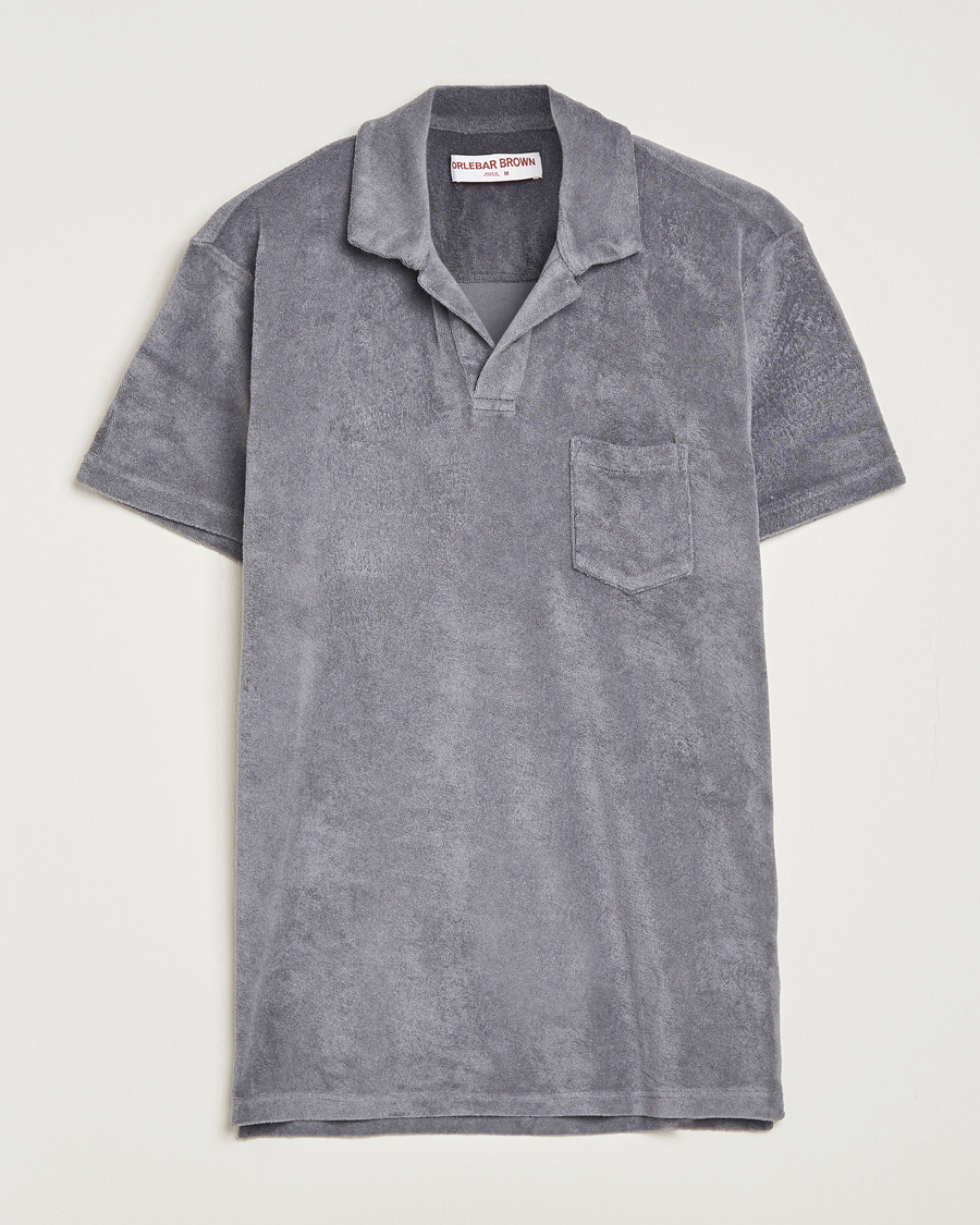 Homme | Polos | Orlebar Brown | Terry Polo Granite