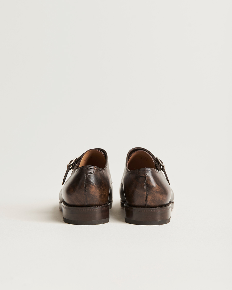 Homme | Chaussures À Boucles | John Lobb | William Double Monkstrap Dark Brown Calf