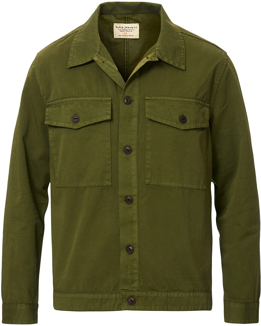 Homme | Chemises | Nudie Jeans | Colin Utility Overshirt Green