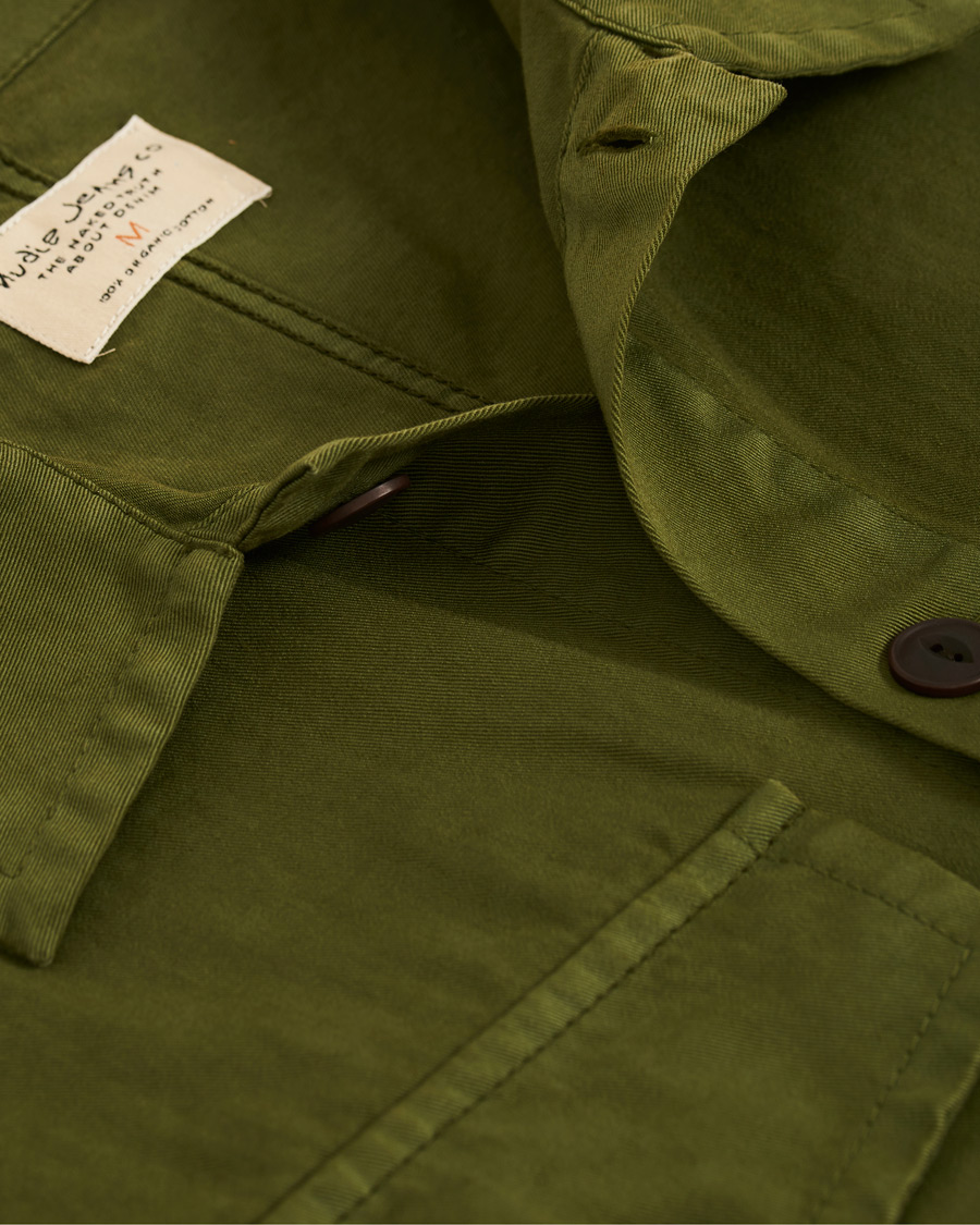 Homme | Chemises | Nudie Jeans | Colin Utility Overshirt Green