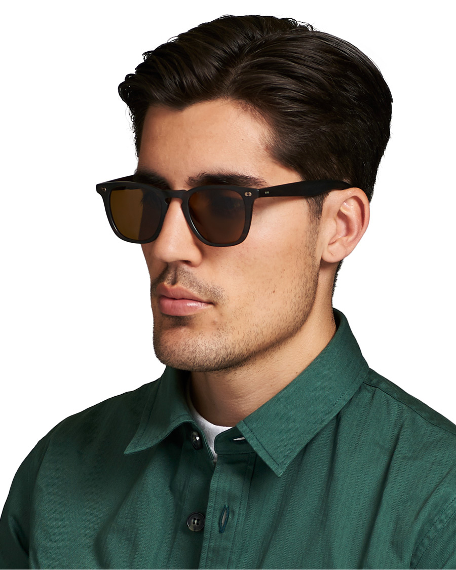 Homme | Garrett Leight Brooks X 48 Sunglasses Brandy Tortoise | Garrett Leight | Brooks X 48 Sunglasses Brandy Tortoise