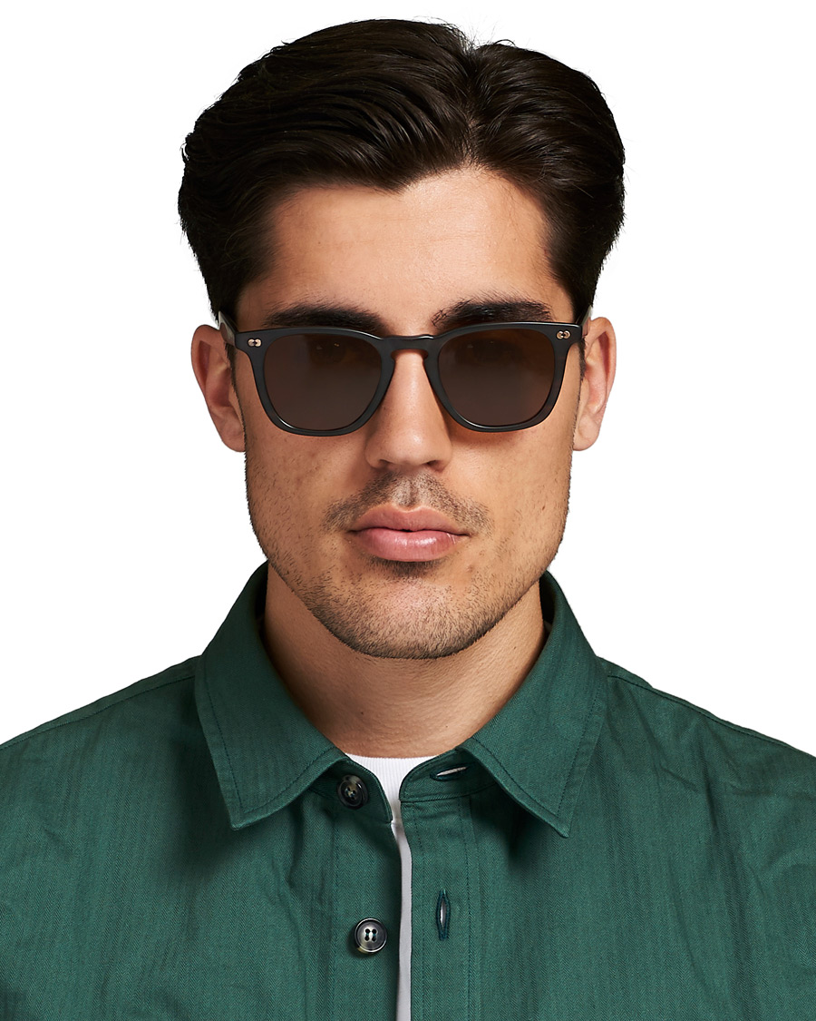 Homme | Garrett Leight Brooks X 48 Sunglasses Brandy Tortoise | Garrett Leight | Brooks X 48 Sunglasses Brandy Tortoise