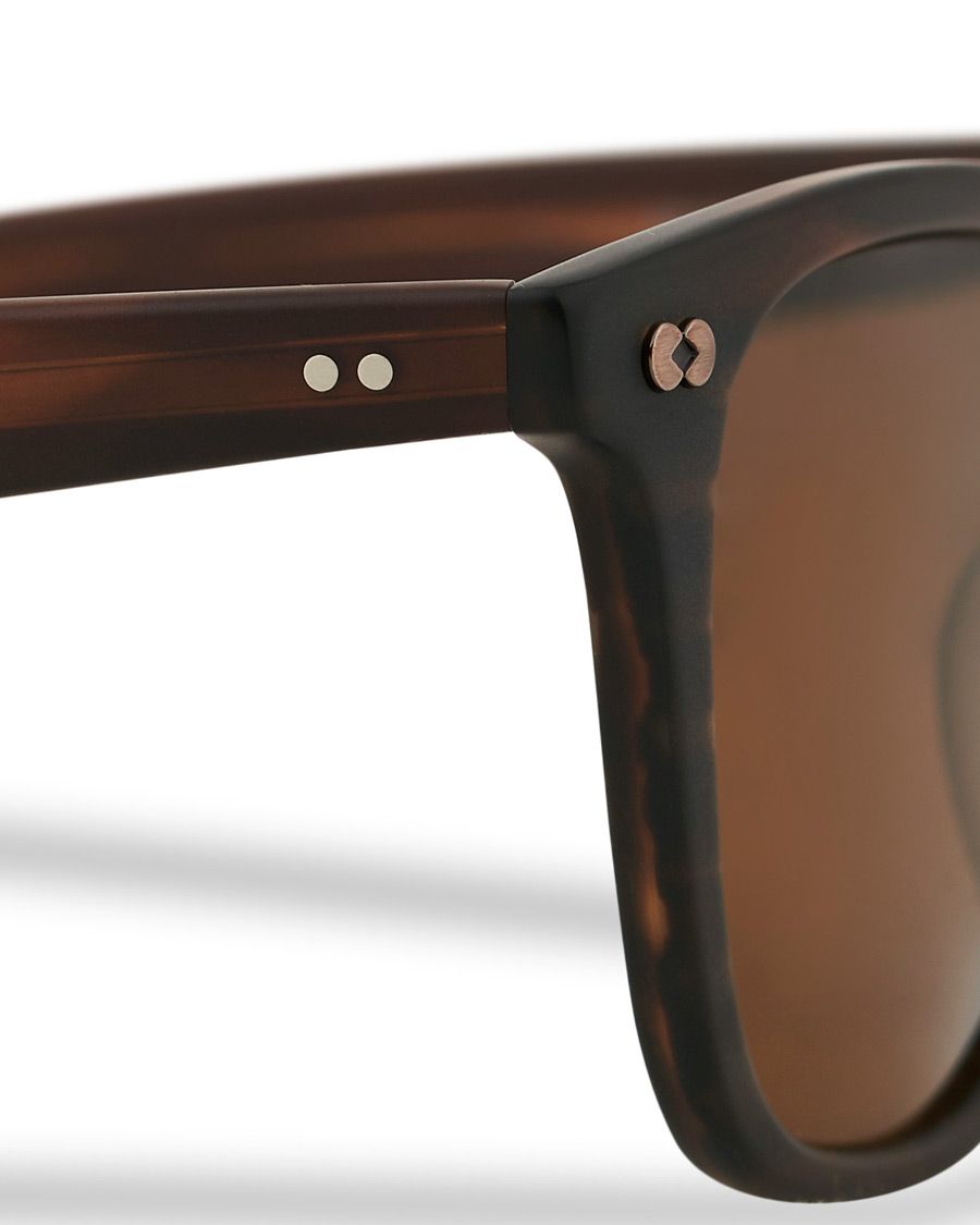 Homme | Garrett Leight Brooks X 48 Sunglasses Brandy Tortoise | Garrett Leight | Brooks X 48 Sunglasses Brandy Tortoise