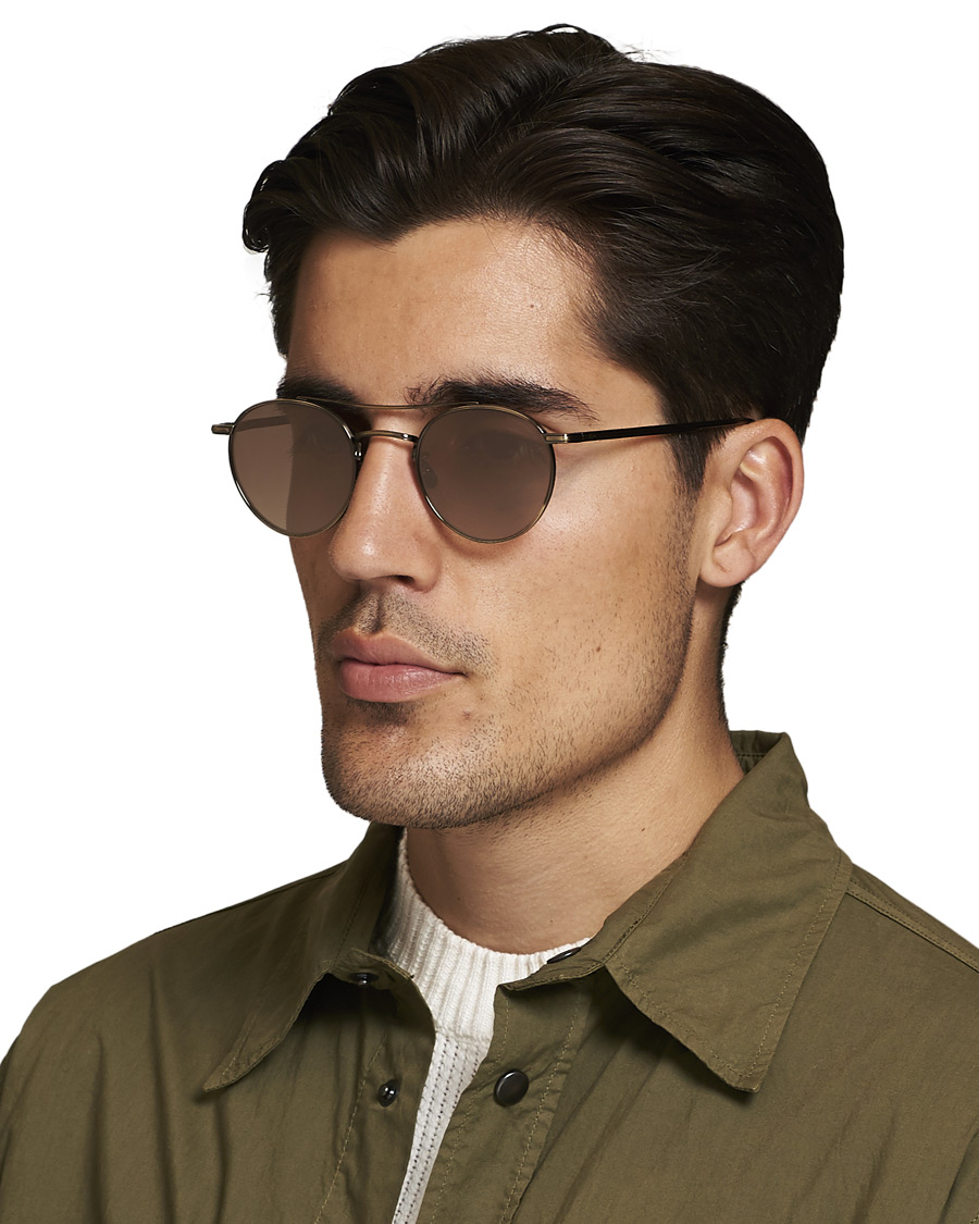 Homme | Garrett Leight Limited Edition X Rimowa 49 Sunglasses Flat Sienna | Garrett Leight | Limited Edition X Rimowa 49 Sunglasses Flat Sienna