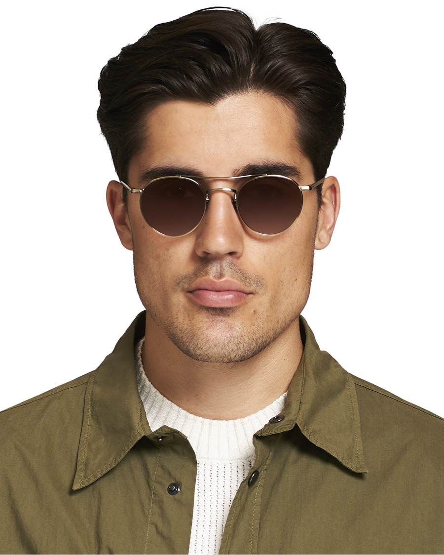 Homme | Garrett Leight Limited Edition X Rimowa 49 Sunglasses Flat Sienna | Garrett Leight | Limited Edition X Rimowa 49 Sunglasses Flat Sienna