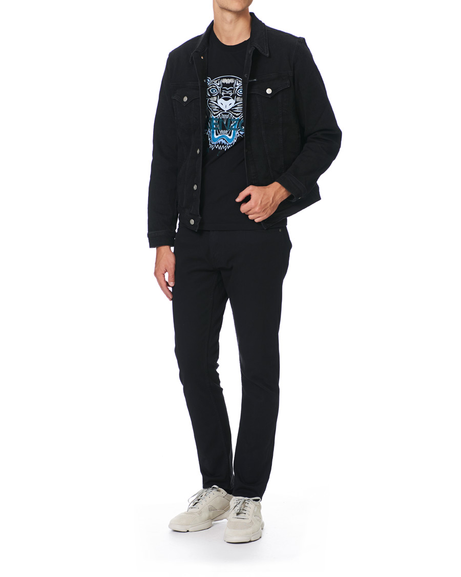 Homme | Manteaux Et Vestes | Calvin Klein Jeans | Foundation Slim Denim Jacket Washed Black