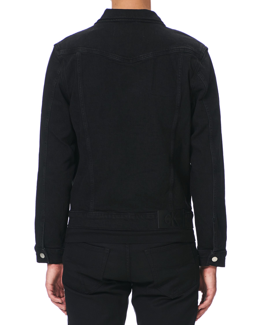 Homme | Manteaux Et Vestes | Calvin Klein Jeans | Foundation Slim Denim Jacket Washed Black