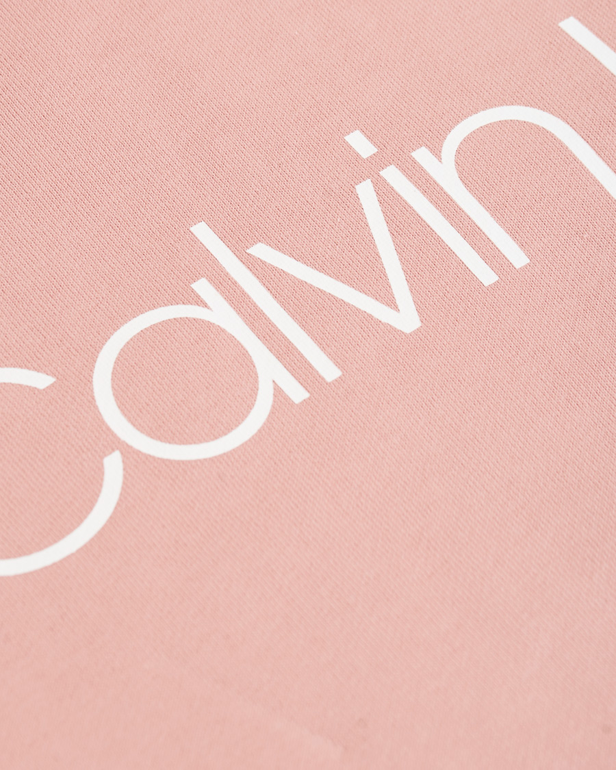 Homme | Pulls Et Tricots | Calvin Klein | Front Logo Hoodie Muted Pink