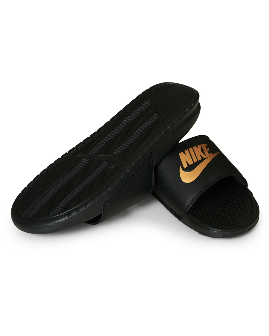 Homme | Nike Benassi JDI Slides Black/Gold | Nike | Benassi JDI Slides Black/Gold
