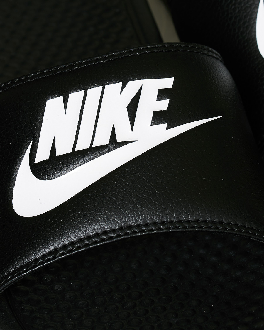 Heren | Nike Benassi JDI Slides Black/White | Nike | Benassi JDI Slides Black/White