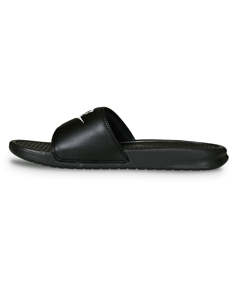 Heren | Nike Benassi JDI Slides Black/White | Nike | Benassi JDI Slides Black/White