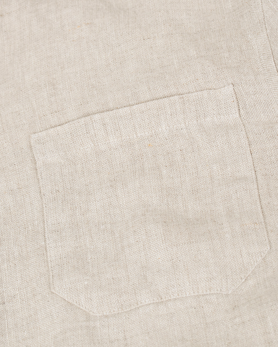 Heren | Overhemden | NN07 | Oscar Linen Blazer Overshirt Oat