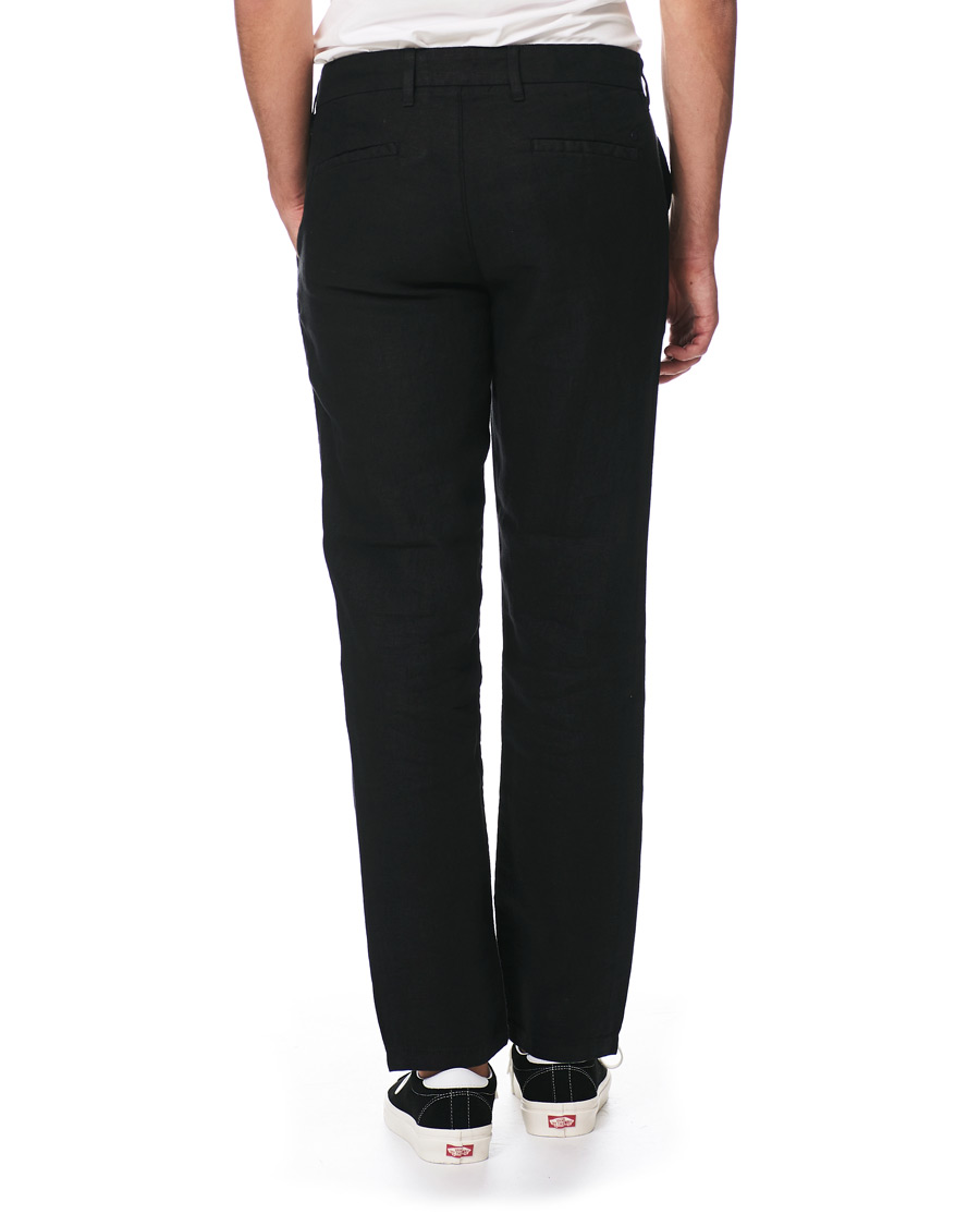 Homme | Pantalons | NN07 | Karl Linen Trousers Black