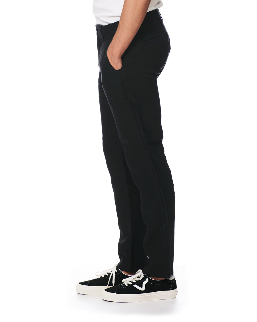Homme | Pantalons | NN07 | Karl Linen Trousers Black