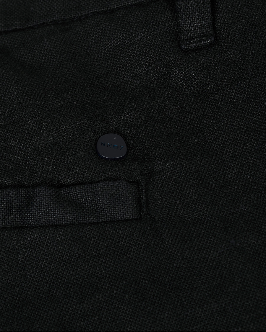 Homme | Pantalons | NN07 | Karl Linen Trousers Black