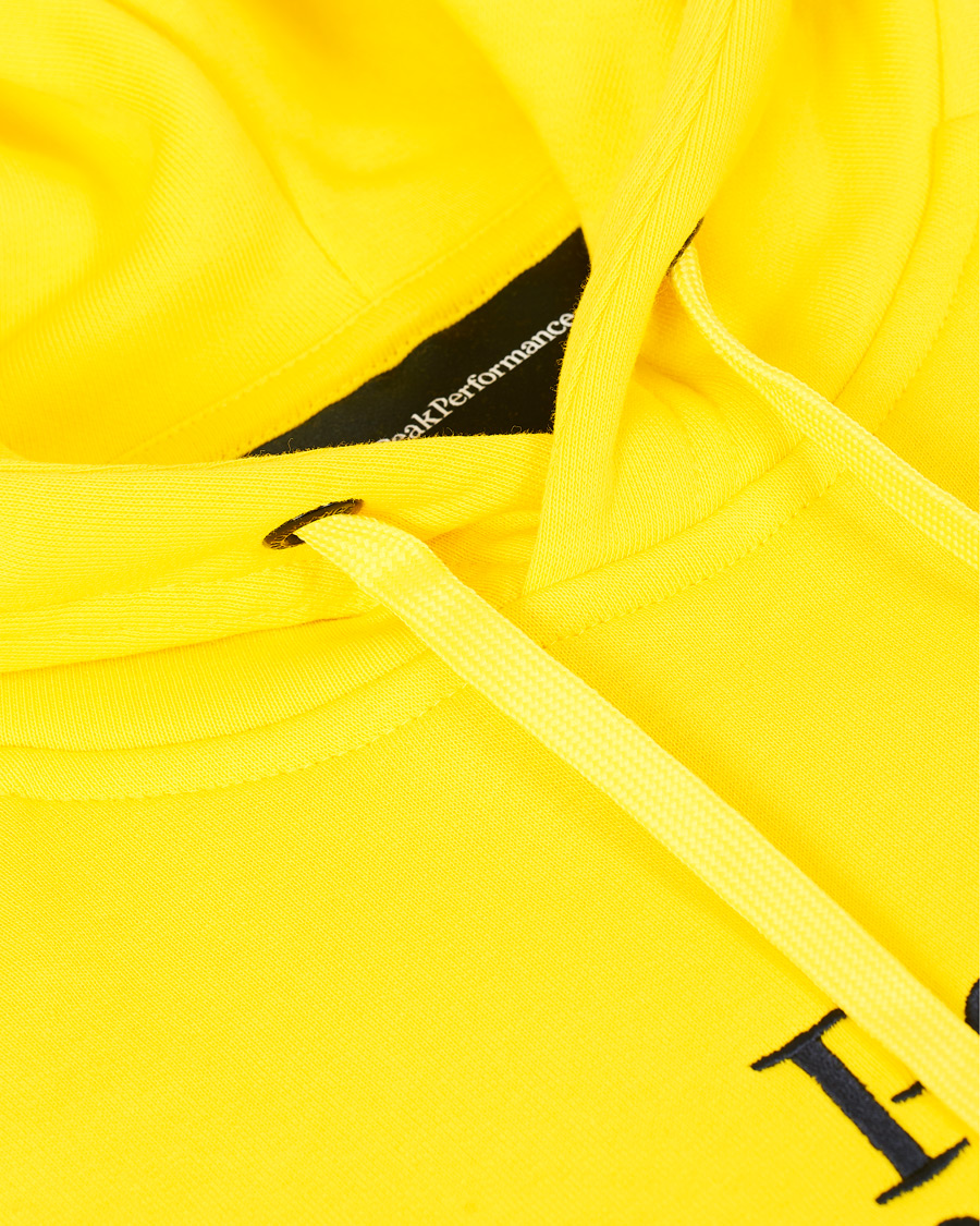 Homme | Pulls Et Tricots | Peak Performance | Original Logo Hoodie Yellow