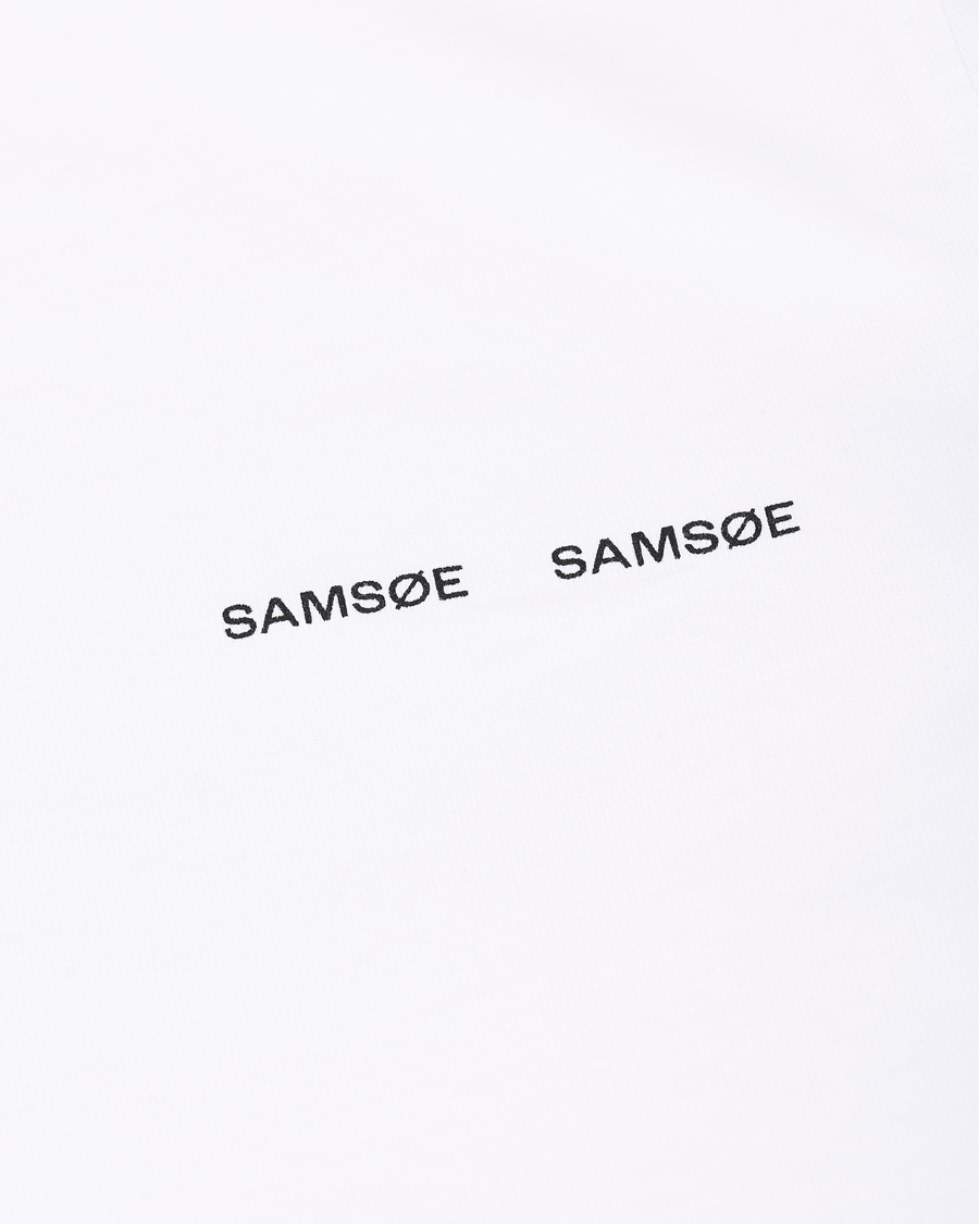 Homme | T-shirts | Samsøe Samsøe | Samsøe & Samsøe Norsbro Long Sleeve Tee White