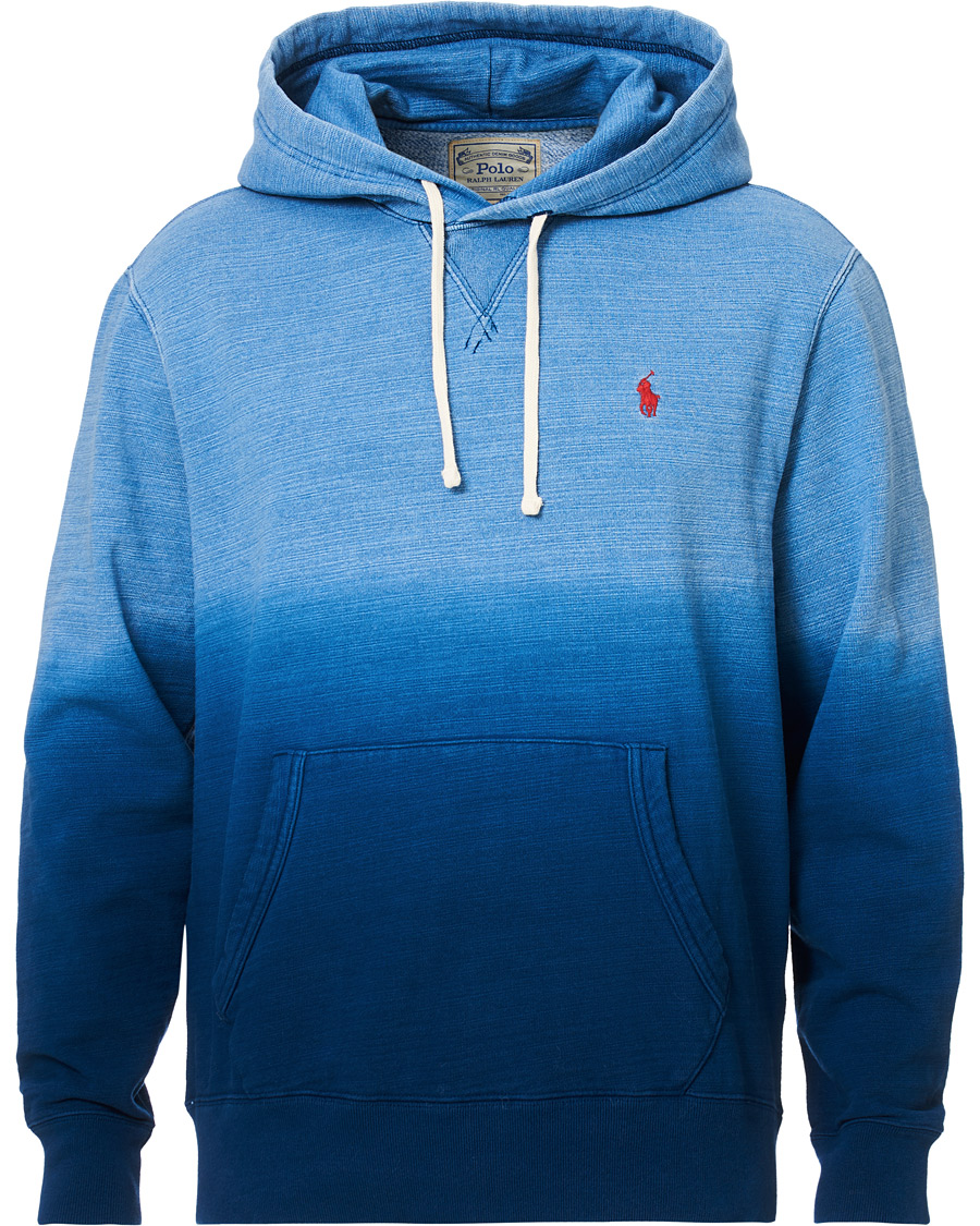 Homme | Pulls Et Tricots | Polo Ralph Lauren | Magic Fleece Dip Dyed Hoodie Indigo