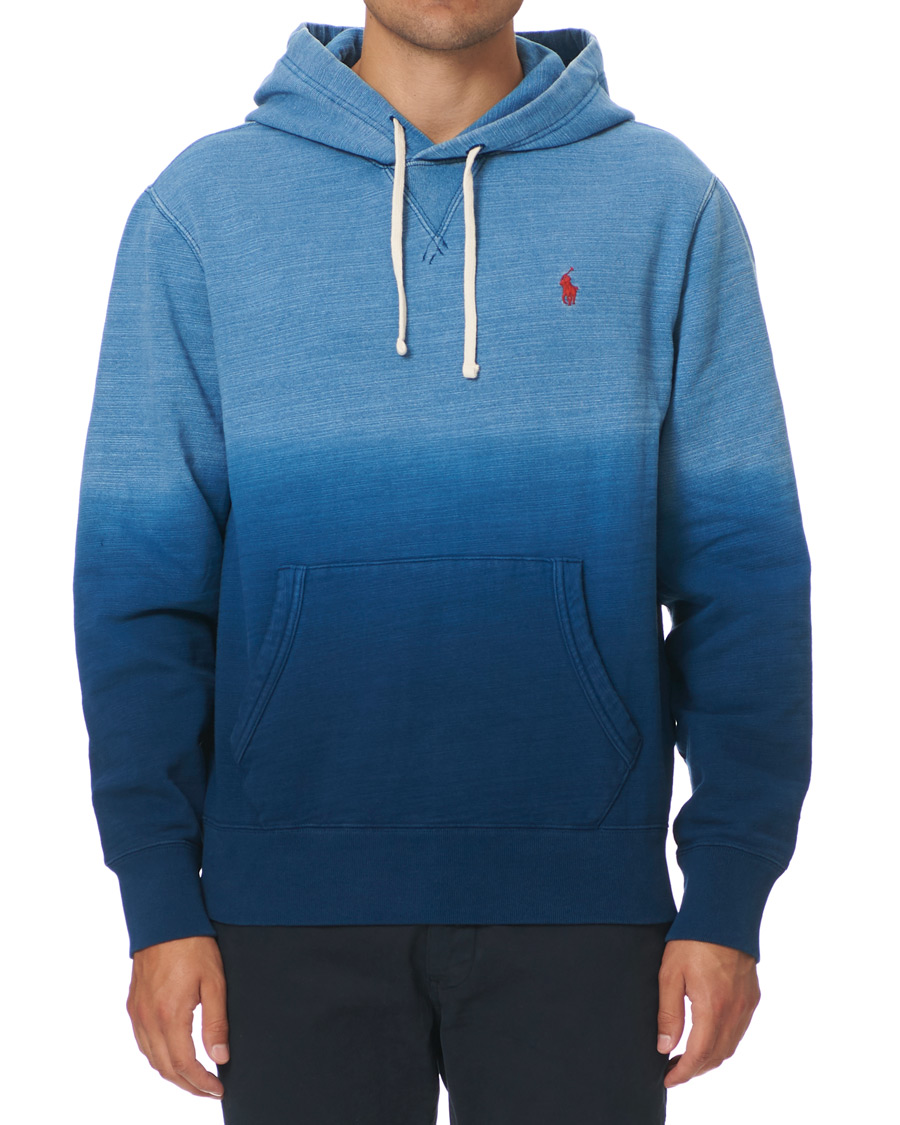 Homme | Pulls Et Tricots | Polo Ralph Lauren | Magic Fleece Dip Dyed Hoodie Indigo