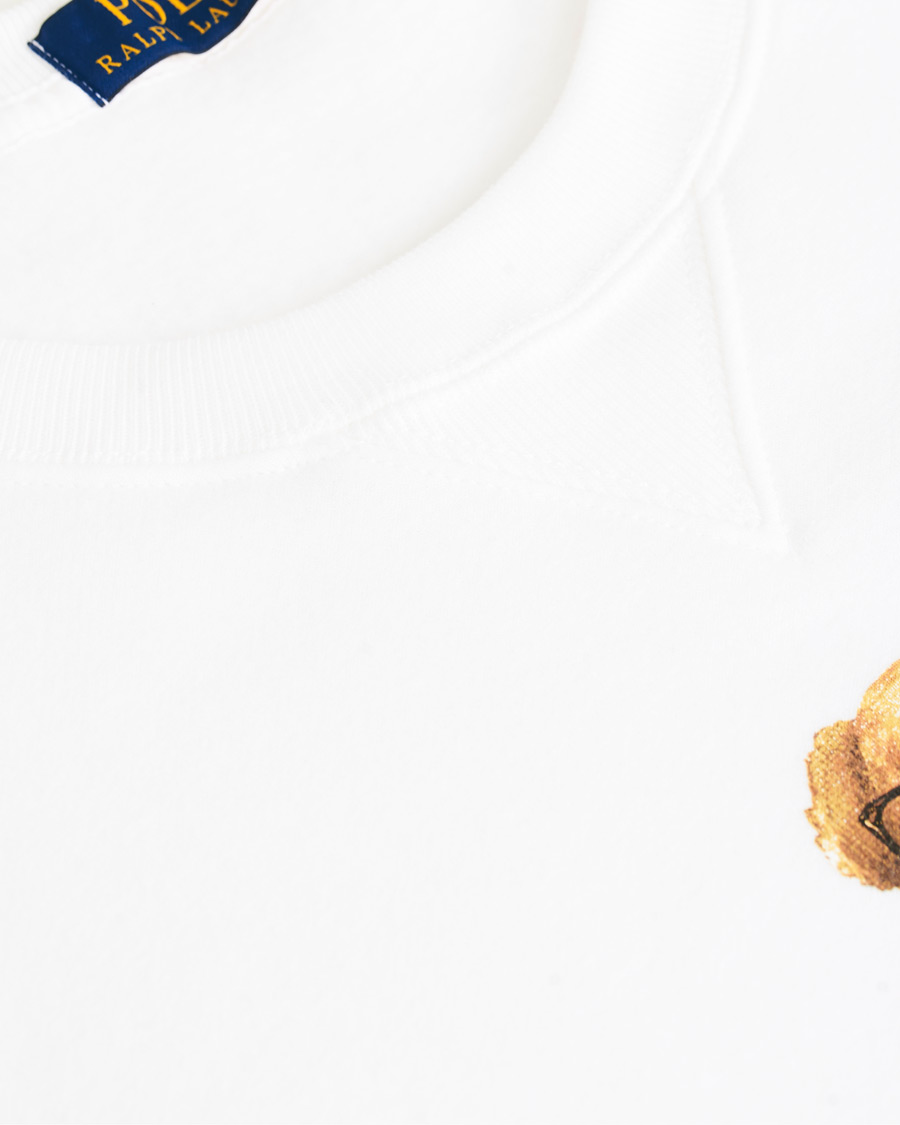 Homme | Pulls Et Tricots | Polo Ralph Lauren | Printed Sports Bear Sweatshirt White