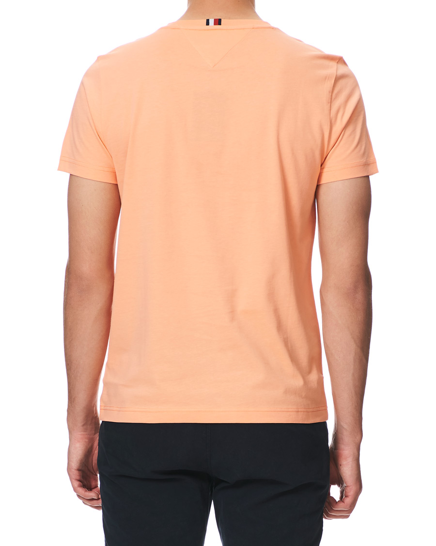 Homme | T-shirts | Tommy Hilfiger | Flag Logo Crew Neck Tee Island Coral
