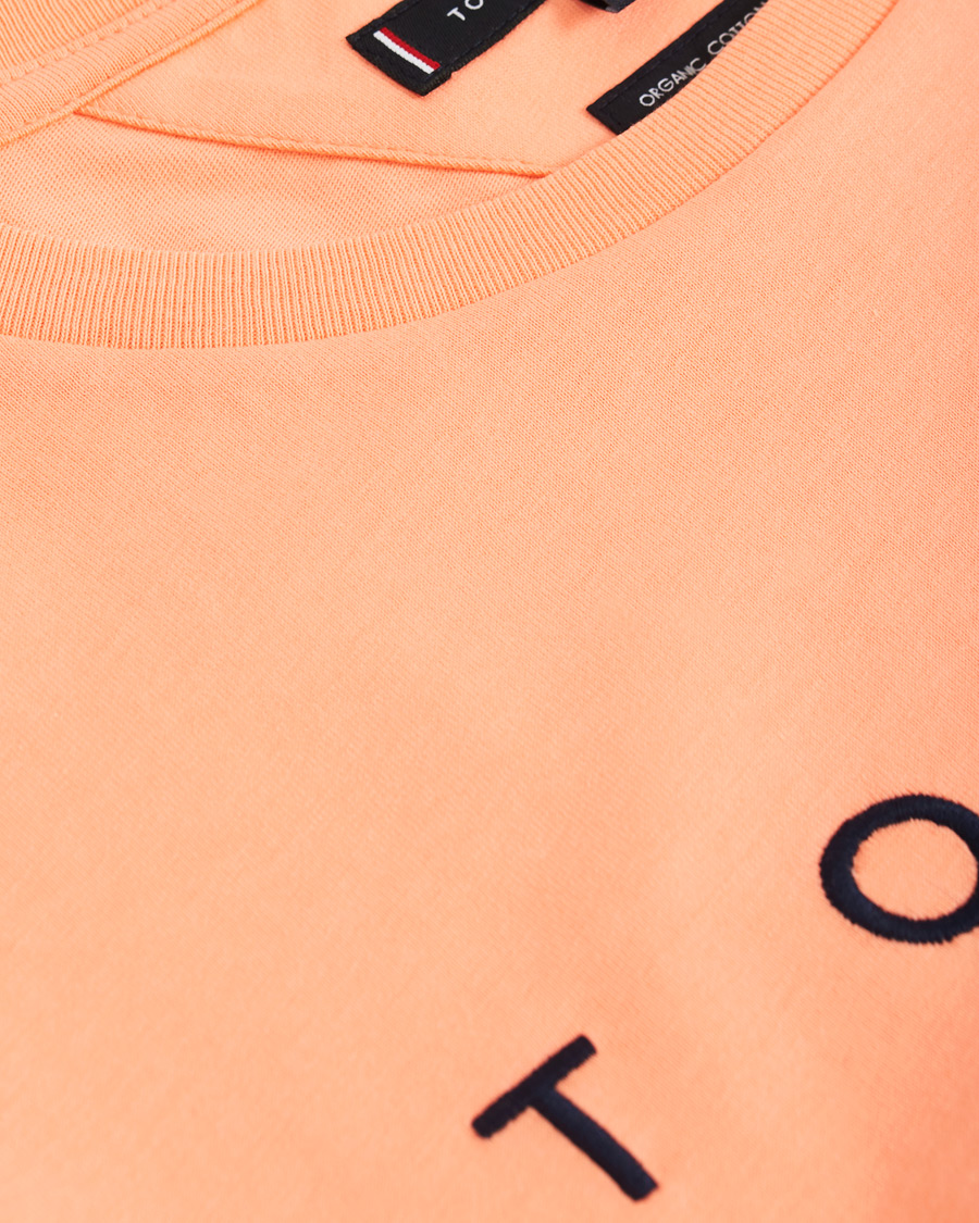 Homme | T-shirts | Tommy Hilfiger | Flag Logo Crew Neck Tee Island Coral