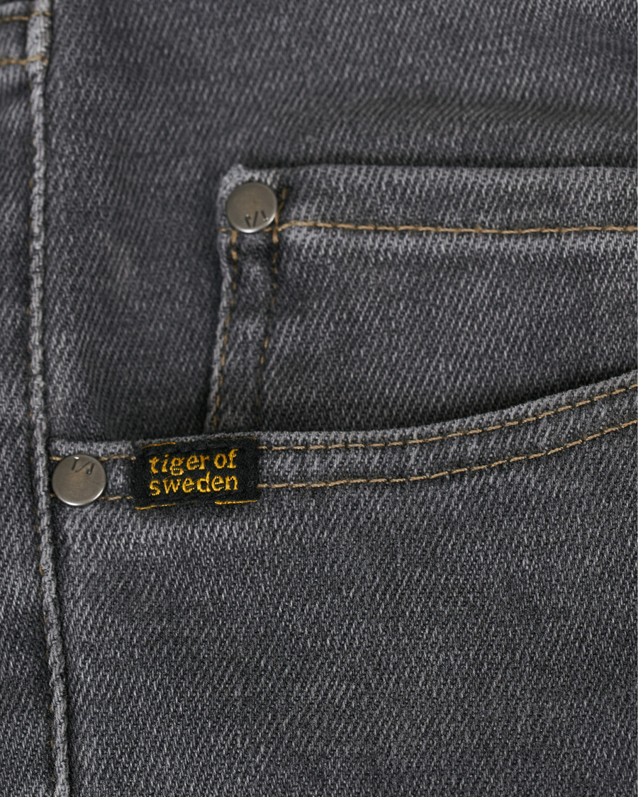Homme | Jeans | Tiger of Sweden Jeans | Slim Trip Organic Cotton Stretch Jeans Grey