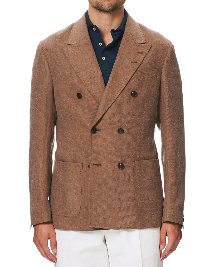 Homme | Blazers | Tiger of Sweden | Giacca Double Breasted Blazer Potato