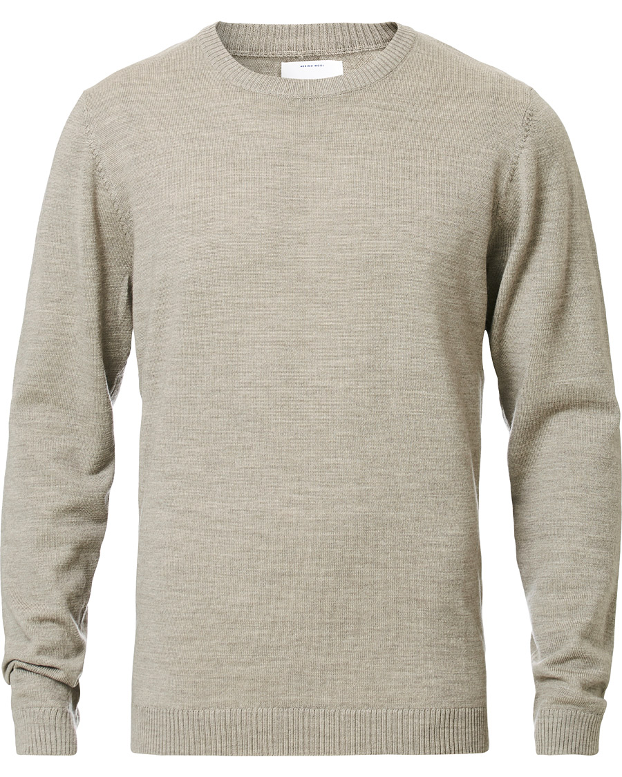 Homme | Pulls Et Tricots | A Day's March | Classic Merino Crew Neck Sand