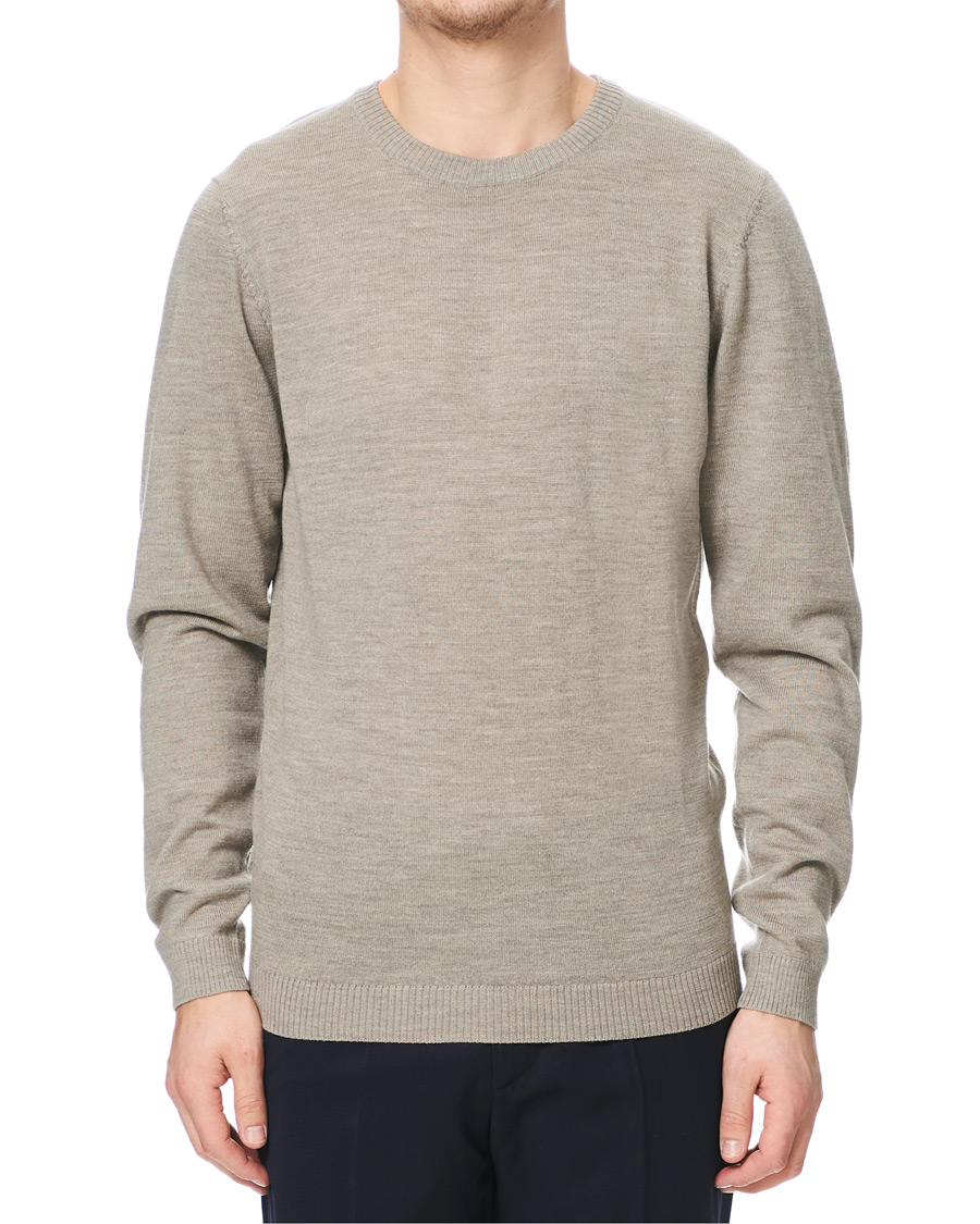 Homme | Pulls Et Tricots | A Day's March | Classic Merino Crew Neck Sand