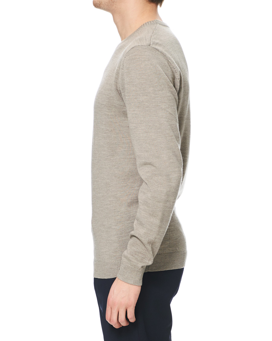 Homme | Pulls Et Tricots | A Day's March | Classic Merino Crew Neck Sand