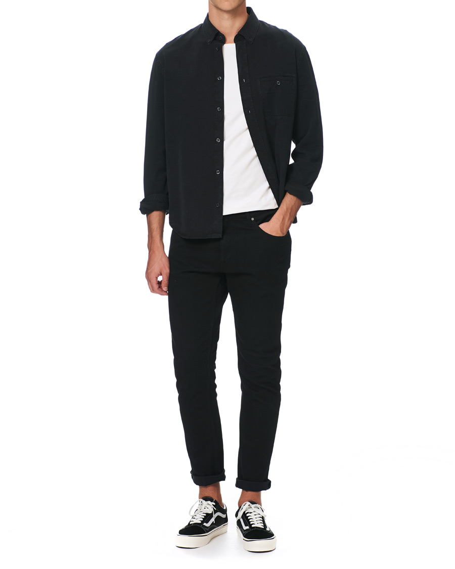 Homme | Chemises | Filippa K | Zachary Tencel Shirt Almost Black