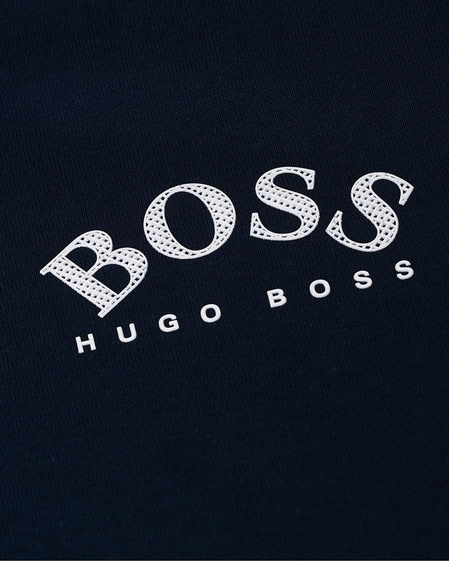 Homme | Pulls Et Tricots | BOSS GREEN | BOSS Athleisure Saggy Full-Zip Hoodie Navy