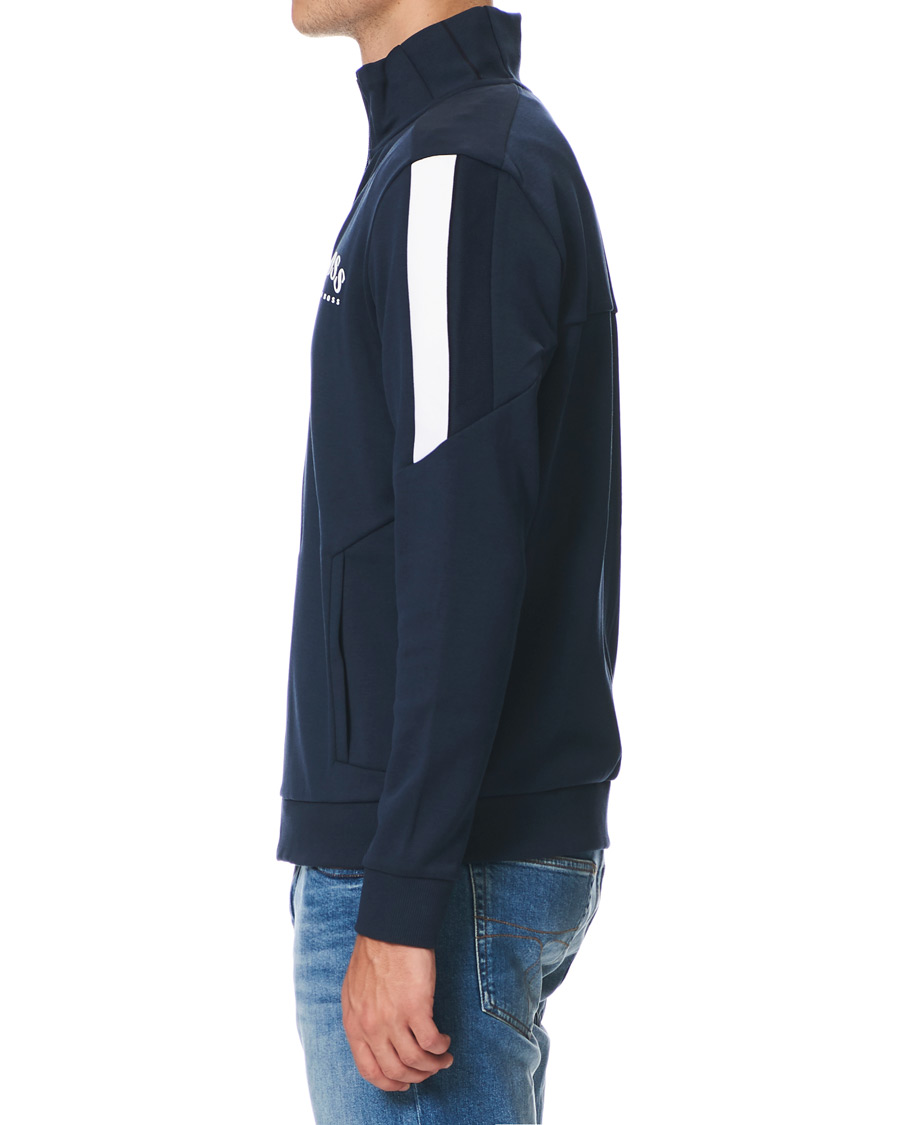 Homme | Pulls Et Tricots | BOSS GREEN | BOSS Athleisure Skaz Full-Zip Sweater Navy