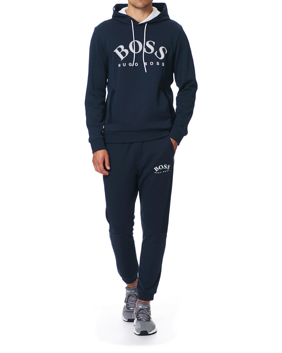 Heren | Broeken | BOSS GREEN | BOSS Athleisure Hadiko Sweatpants Navy