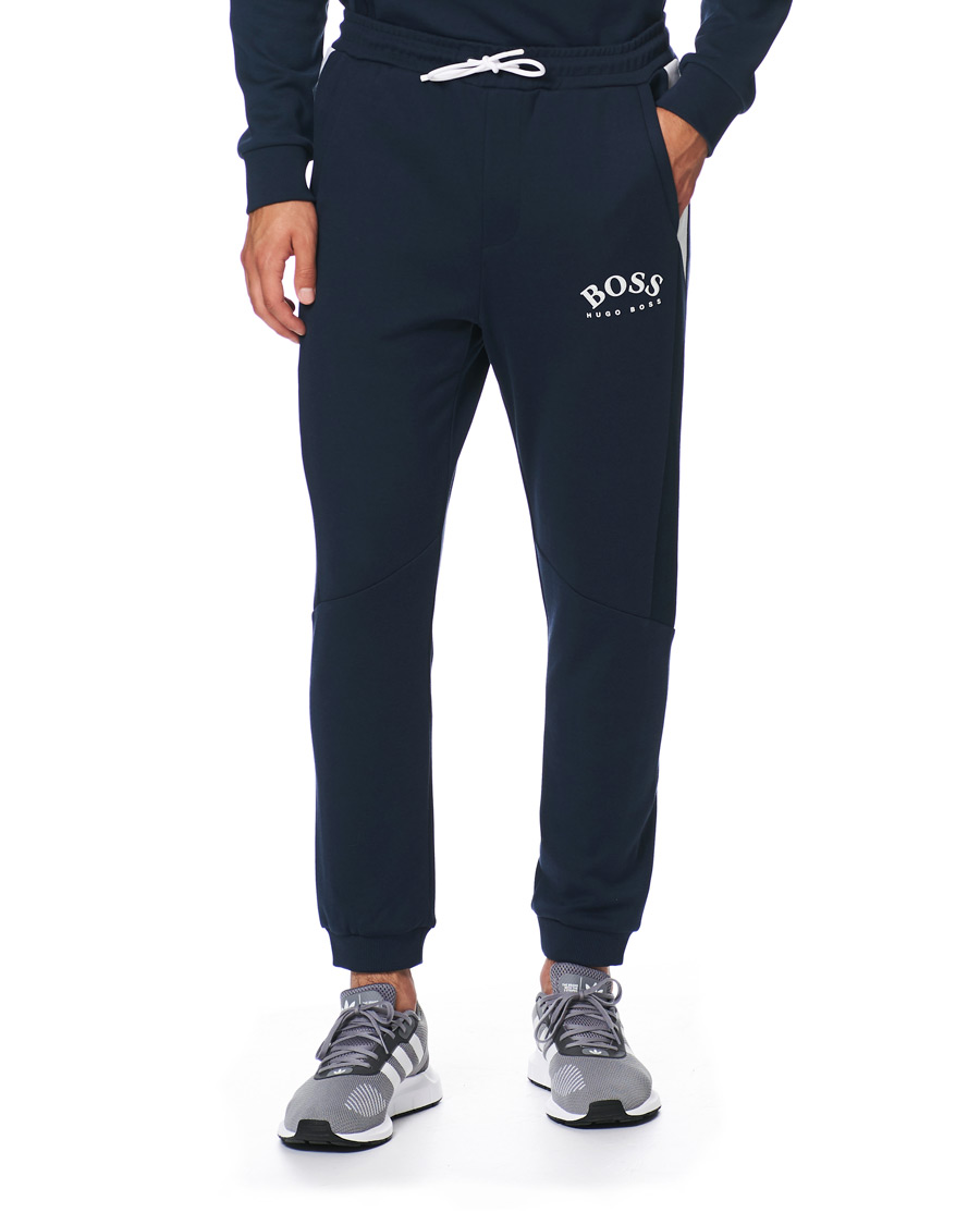 Heren | Broeken | BOSS GREEN | BOSS Athleisure Hadiko Sweatpants Navy