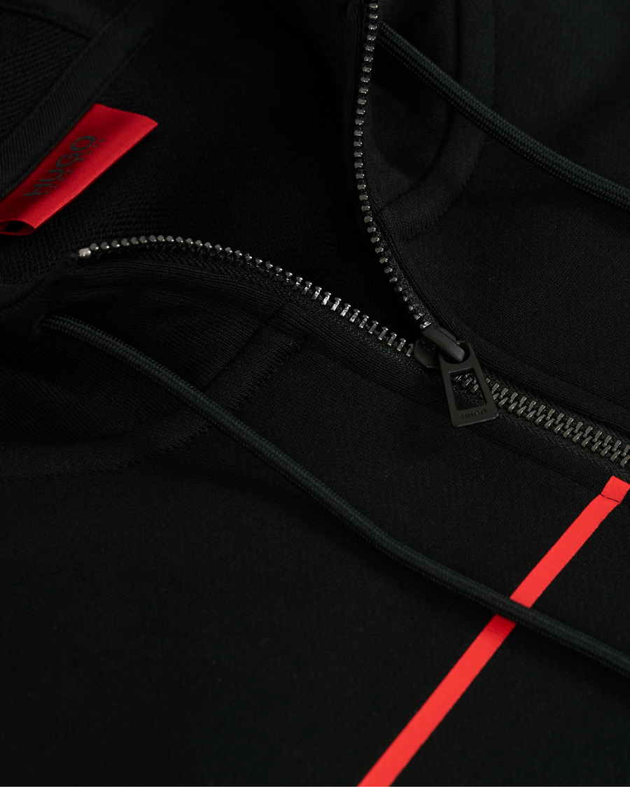 Heren | Truien | HUGO | Dapie Full-Zip Hoodie Black