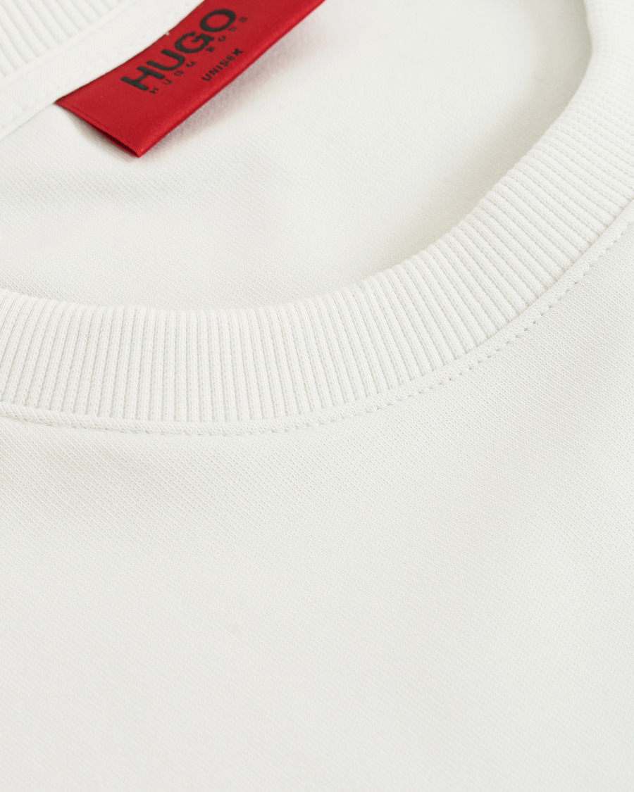 Heren | Truien | HUGO | Doby Logo Sweatshirt Natural