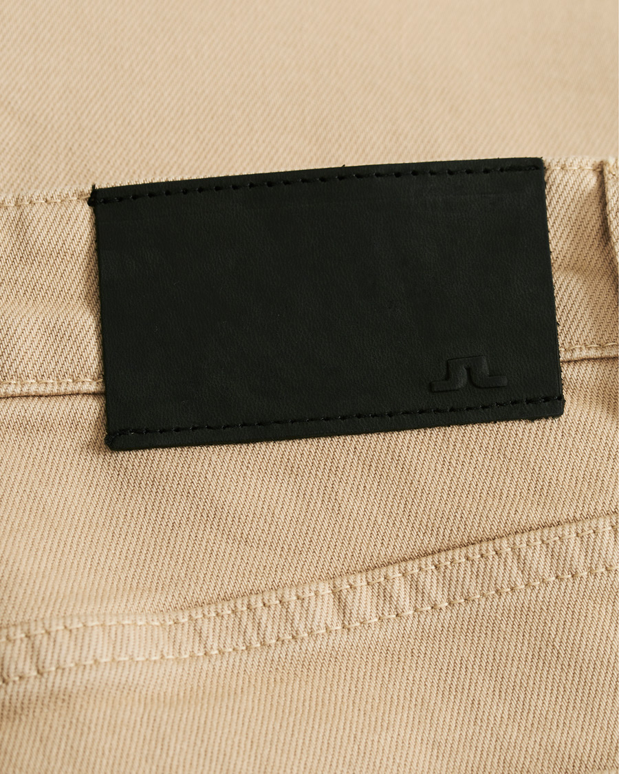 Homme | Pantalons | J.Lindeberg | Jay Solid Stretch 5-Pocket Pants Oxford Tan