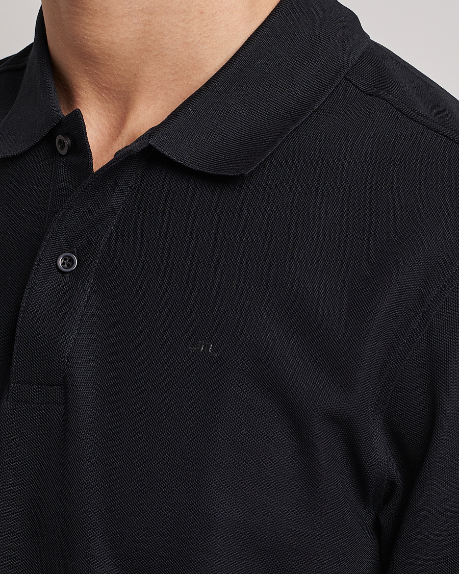 Heren | Polo's | J.Lindeberg | Troy Polo Pique Black