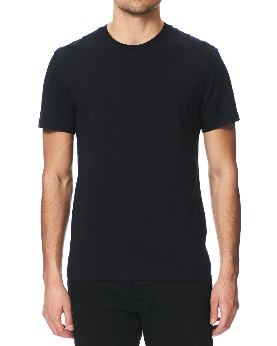 Homme | T-shirts | J.Lindeberg | Silo Fine Cotton Crew Neck Tee Black