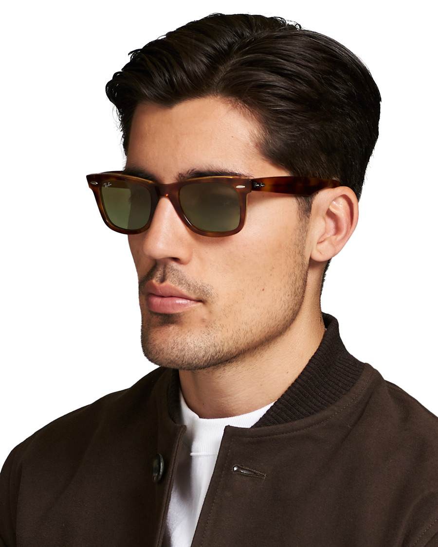 Homme | Ray-Ban 0RB2140 Wayfarer Sunglasses Light Havana | Ray-Ban | 0RB2140 Wayfarer Sunglasses Light Havana