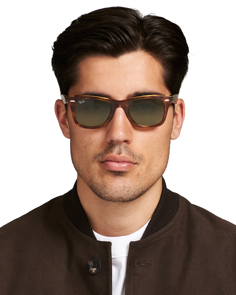 Homme | Ray-Ban 0RB2140 Wayfarer Sunglasses Light Havana | Ray-Ban | 0RB2140 Wayfarer Sunglasses Light Havana