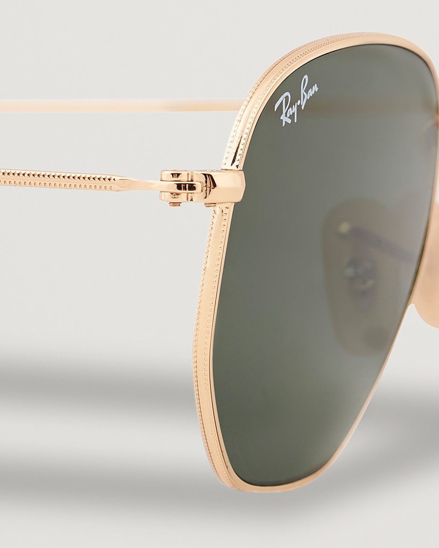 Homme | Lunettes De Soleil | Ray-Ban | 0RB3548N Hexagonal Sunglasses Gold/Green